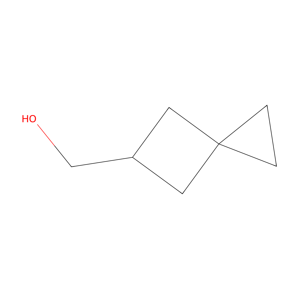 Spiro[2.3]hexan-5-ylmethanol molecular structure, CAS 1383823-62-8