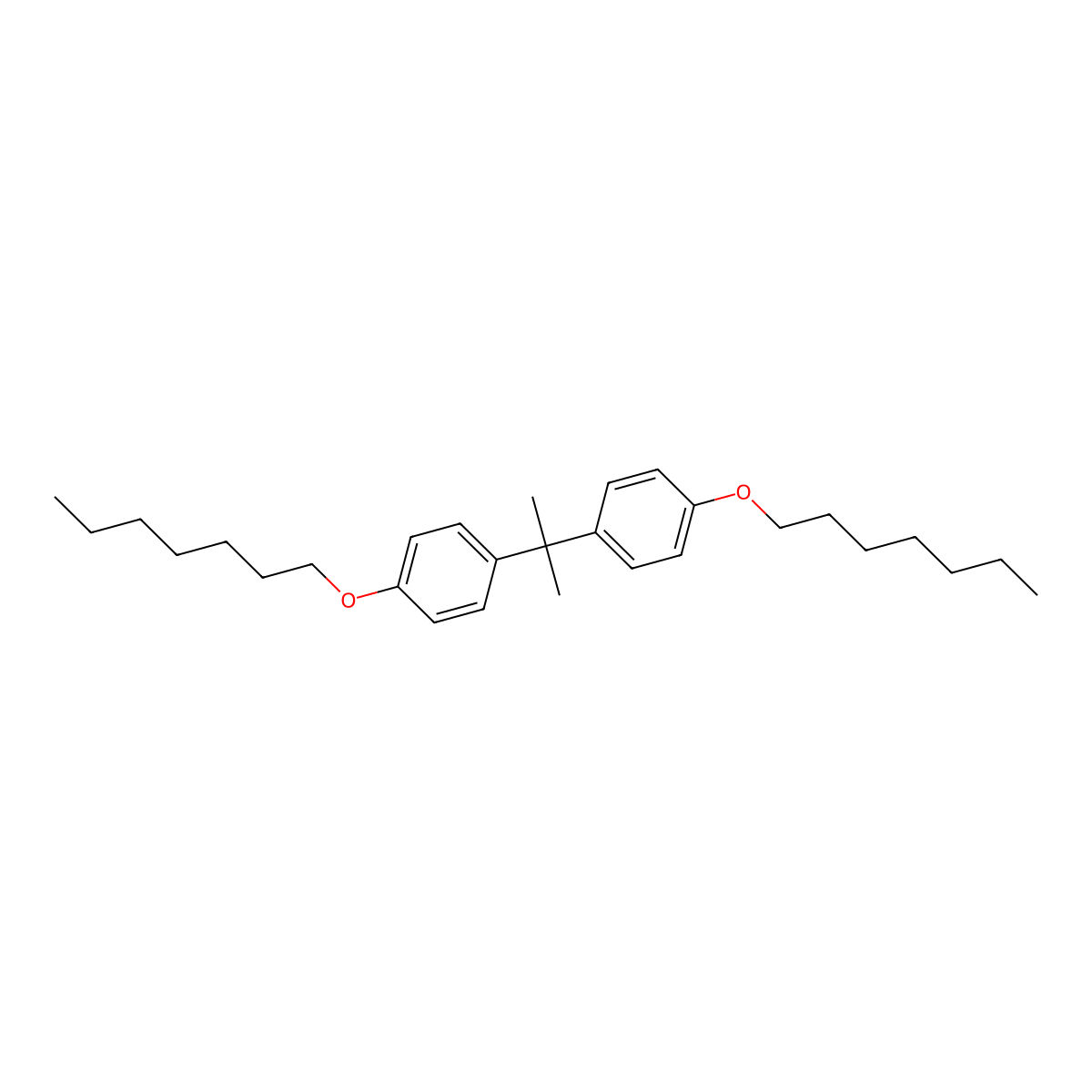 1,1'-(1-Methylethylidene)bis[4-(heptyloxy)benzene] molecular structure, CAS 1383838-62-7