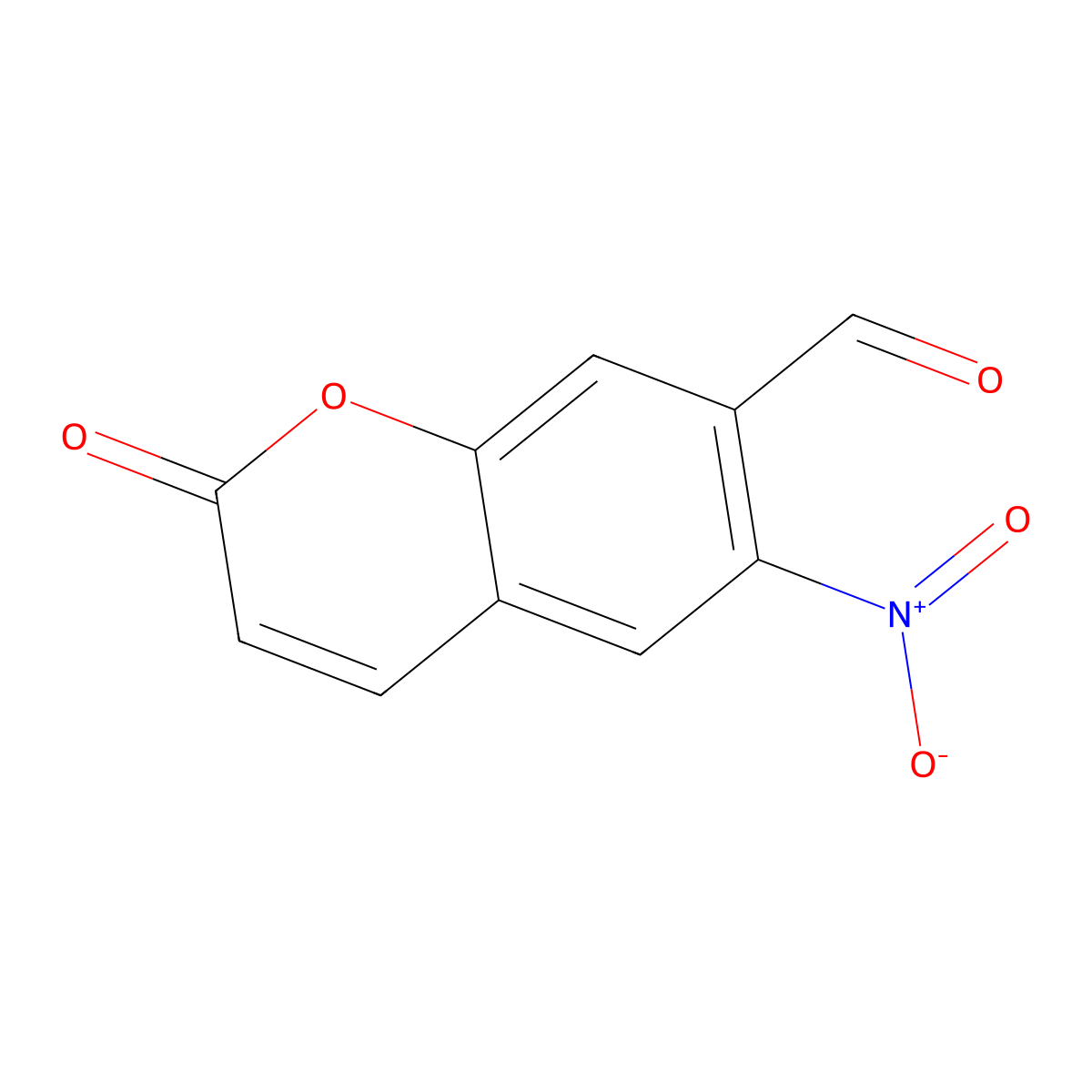 7-Formyl-6-nitrocoumarin molecular structure, CAS 1383919-99-0