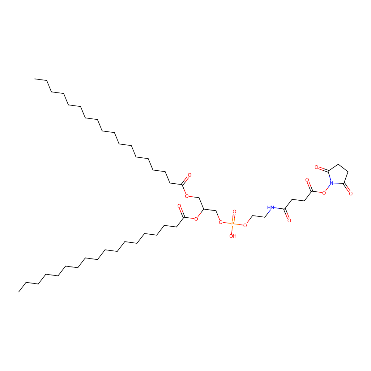 Dspe-nhs molecular structure, CAS 1383932-86-2