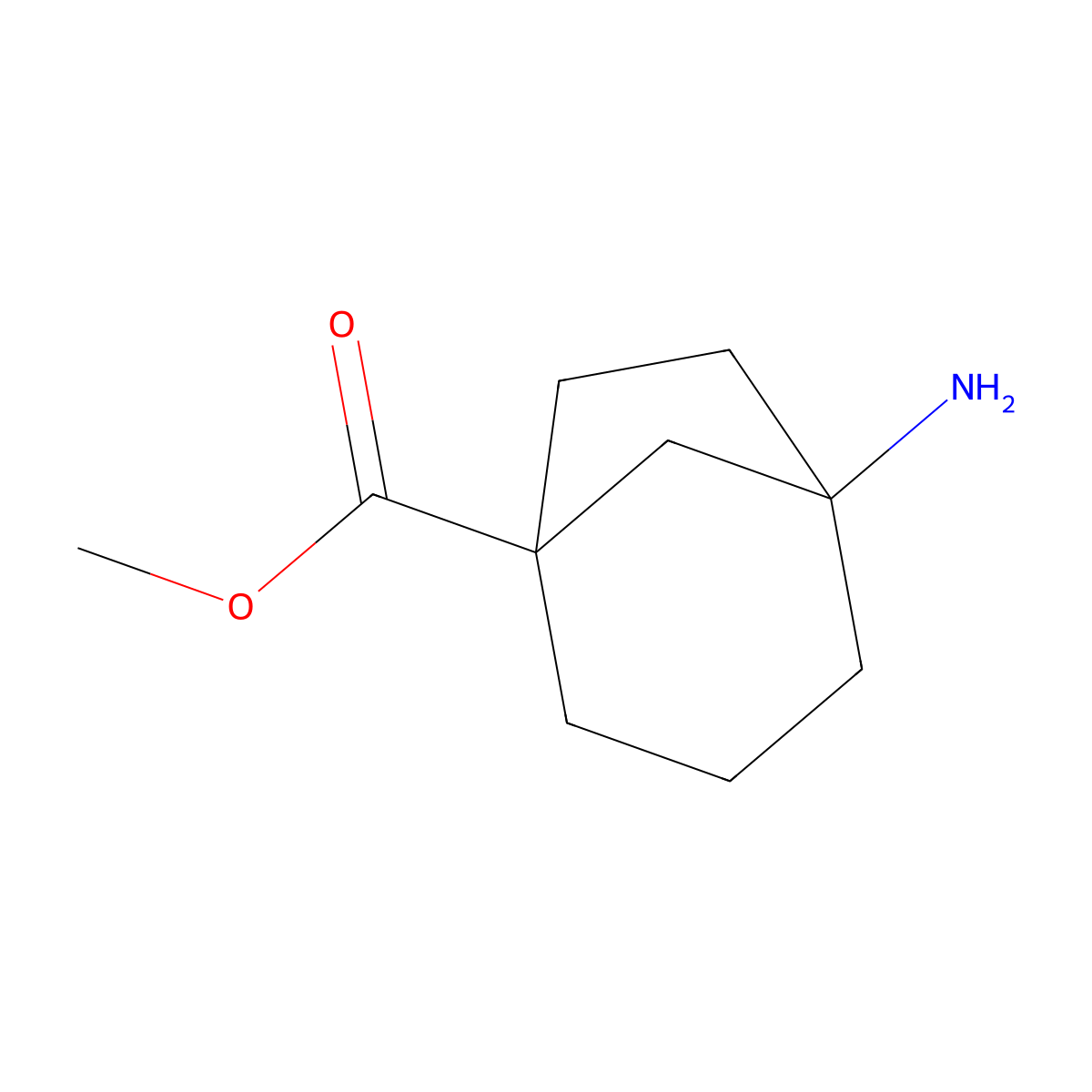 Methyl 5-aminobicyclo[3.2.1]octane-1-carboxylate molecular structure, CAS 1383973-78-1