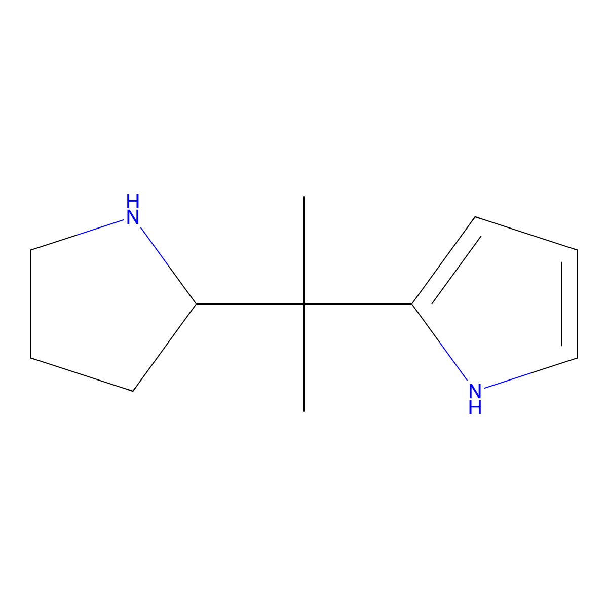 2-[2-(Pyrrolidin-2-yl)propan-2-yl]-1H-pyrrole molecular structure, CAS 1383974-78-4