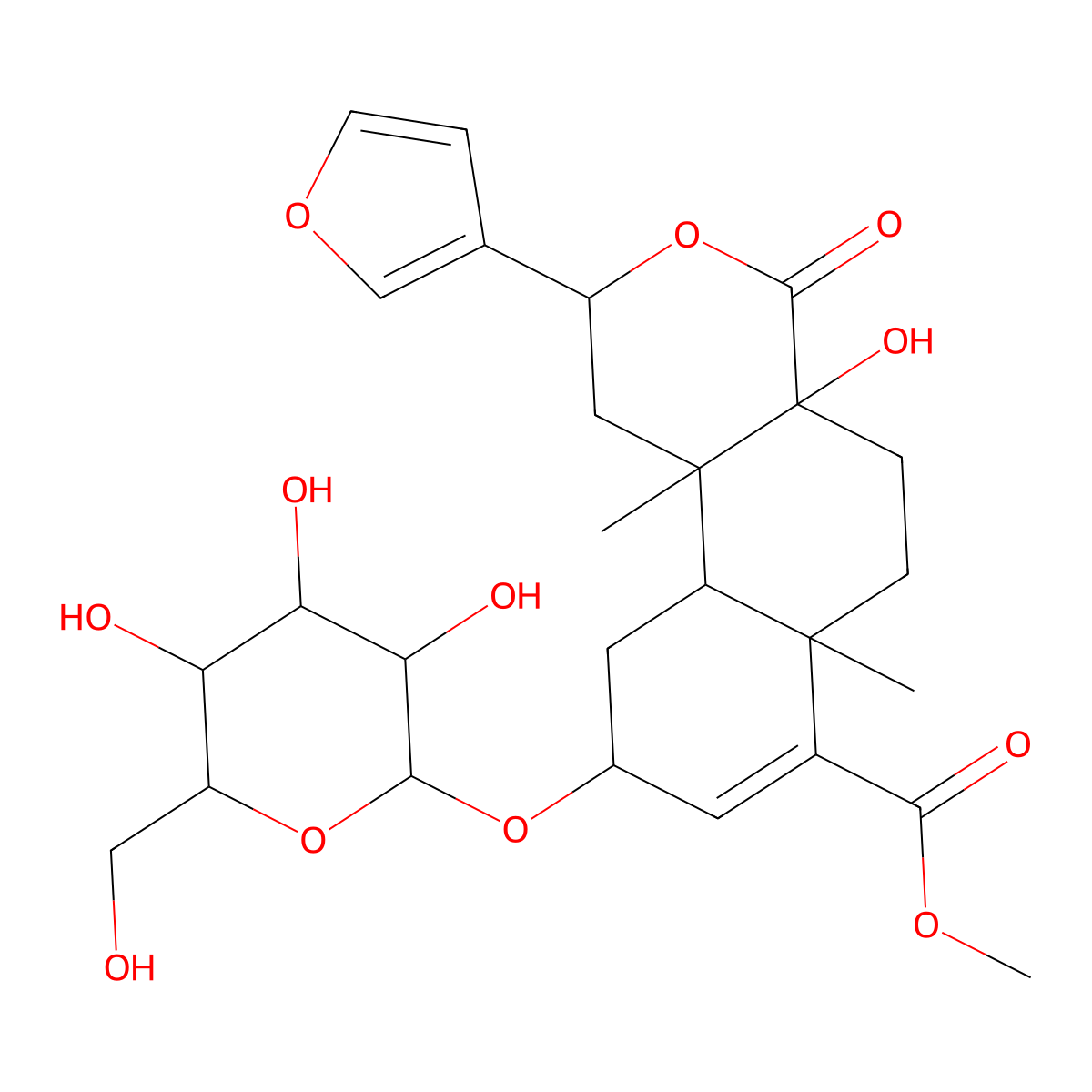 Tinospinoside C molecular structure, CAS 1383977-51-2