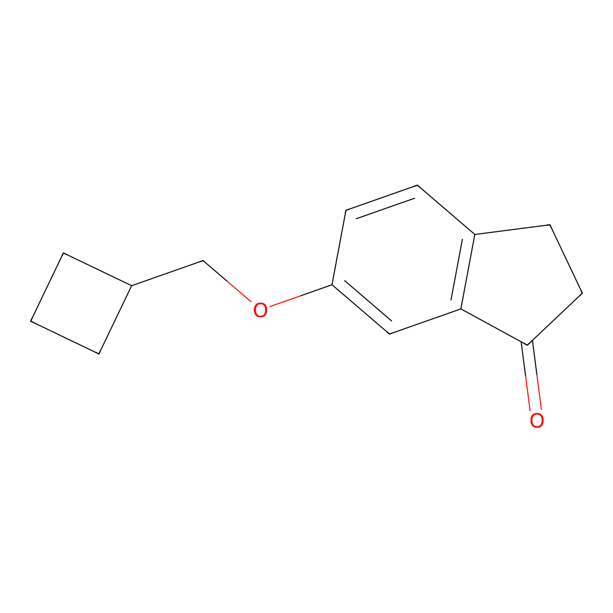 6-Cyclobutylmethoxy-indan-1-one molecular structure, CAS 1383985-15-6