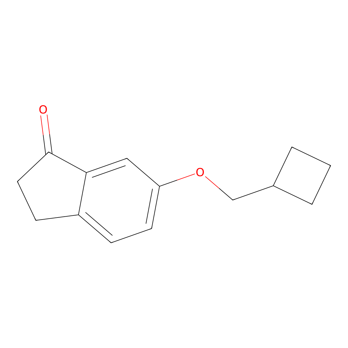 6-Cyclobutylmethoxy-indan-1-one molecular structure, CAS 1383985-15-6