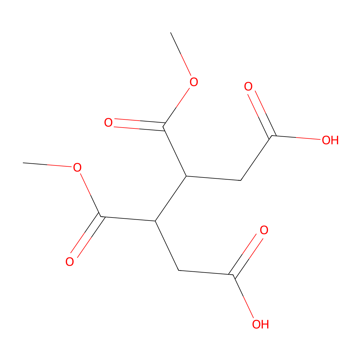 3,4-Bis(methoxycarbonyl)hexanedioic acid molecular structure, CAS 138405-05-7