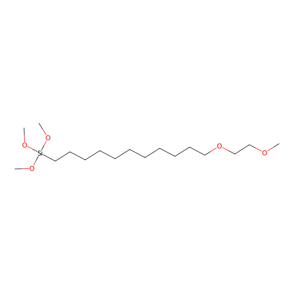 3,3-Dimethoxy-2,15,18-trioxa-3-silanonadecane molecular structure, CAS 1384163-86-3