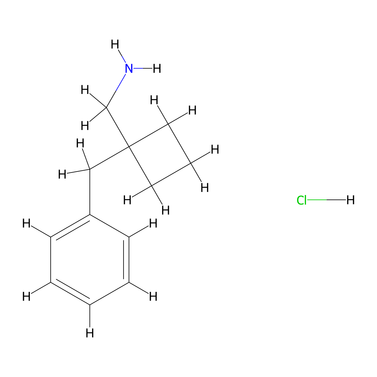 (1-Benzylcyclobutyl)methanamine hydrochloride molecular structure, CAS 1384264-61-2