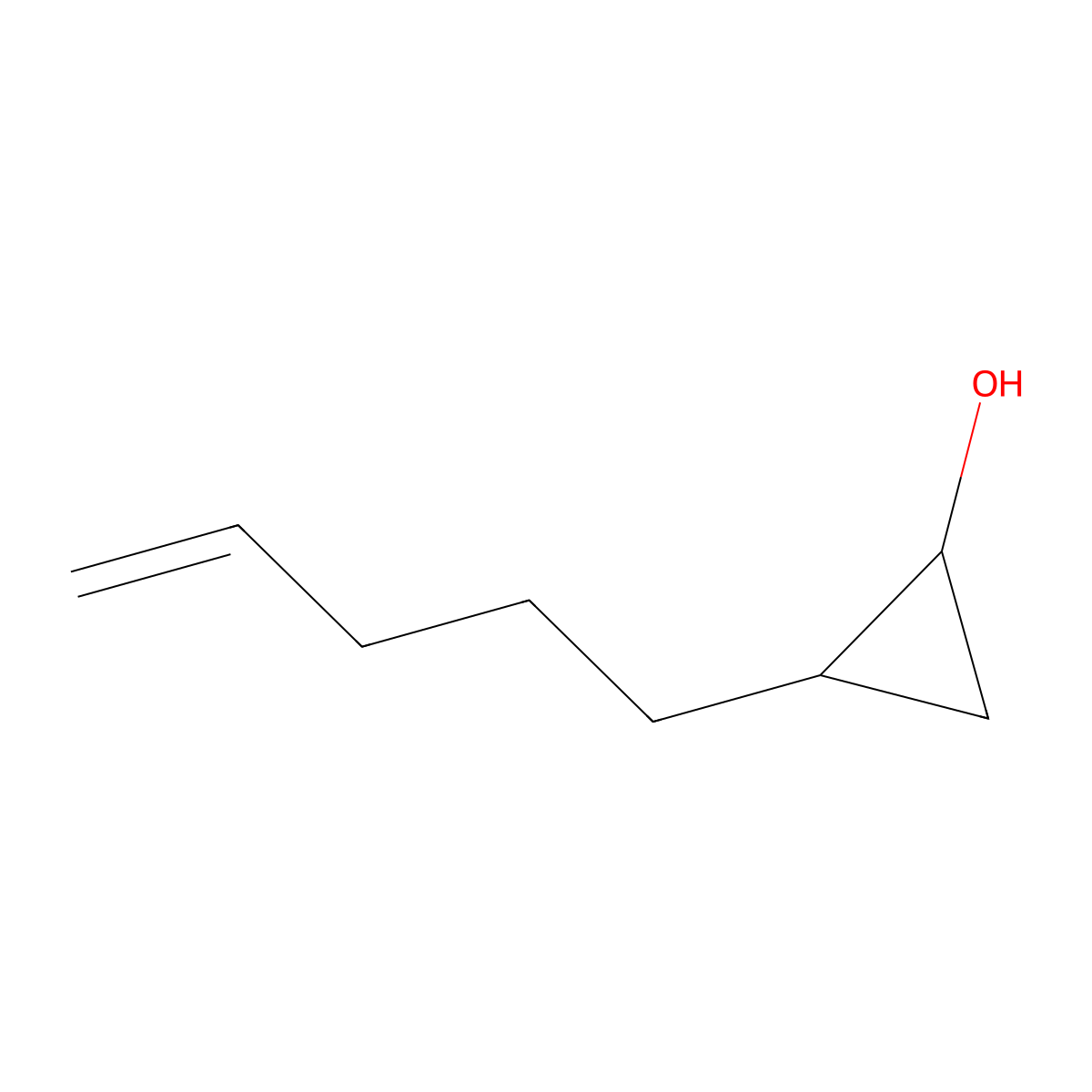 rel-(1R,2R)-2-(pent-4-en-1-yl)cyclopropan-1-ol molecular structure, CAS 1384277-05-7