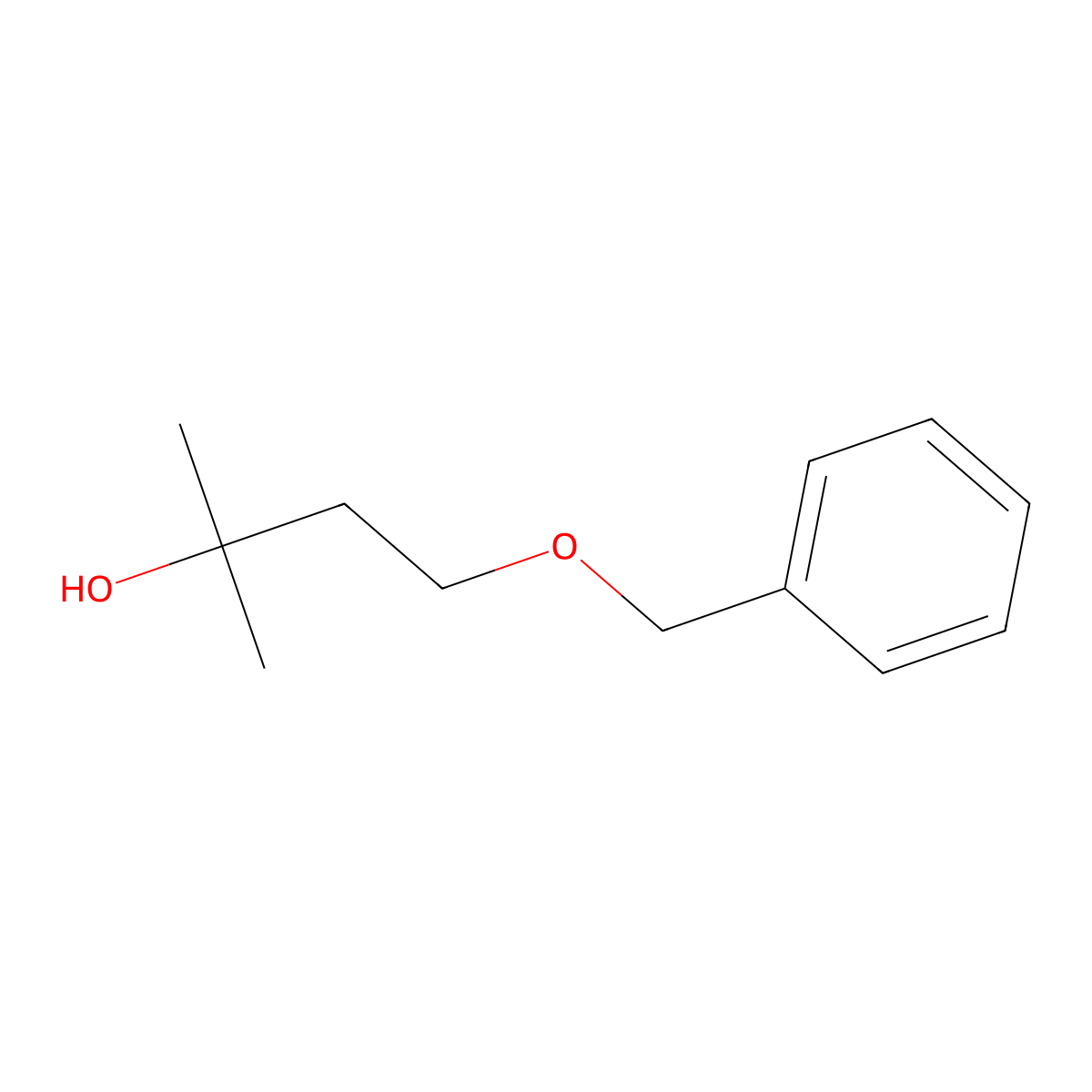 4-(Benzyloxy)-2-methylbutan-2-ol molecular structure, CAS 138432-95-8