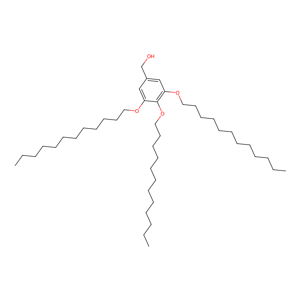 [3,4,5-Tris(dodecyloxy)phenyl]methanol molecular structure, CAS 138433-00-8