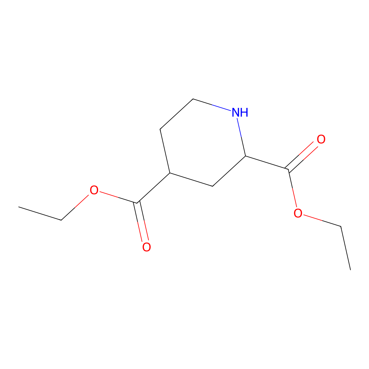 2,4-Diethyl piperidine-2,4-dicarboxylate molecular structure, CAS 1384427-49-9