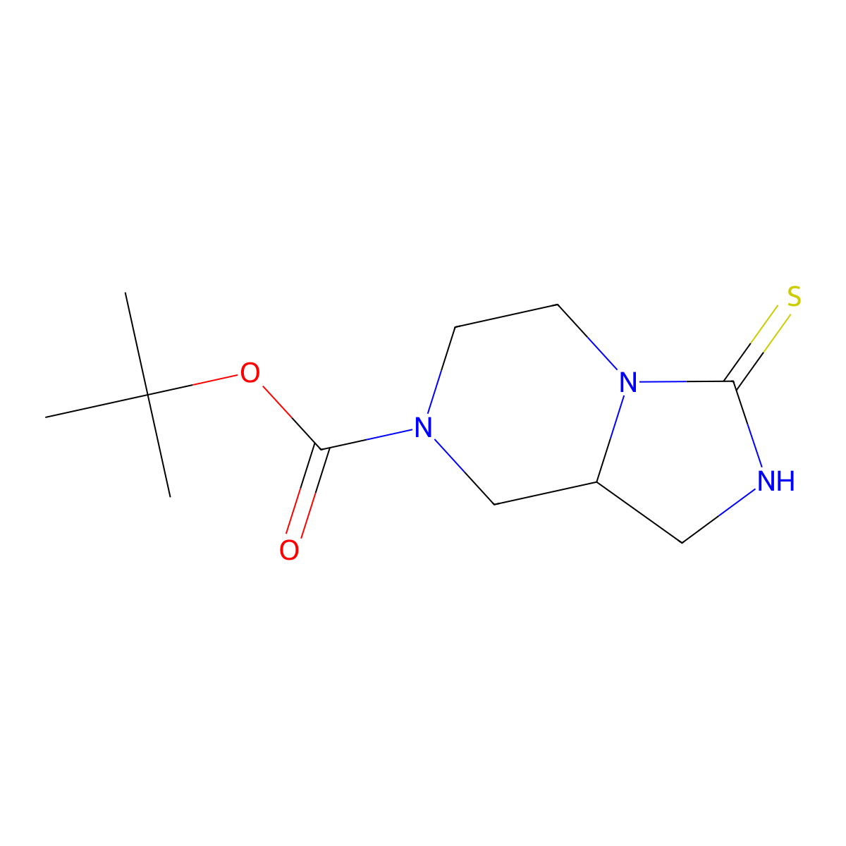 tert-butyl 3-sulfanyl-1H,5H,6H,7H,8H,8aH-imidazo[1,5-a]piperazine-7-carboxylate molecular structure, CAS 1384427-68-2