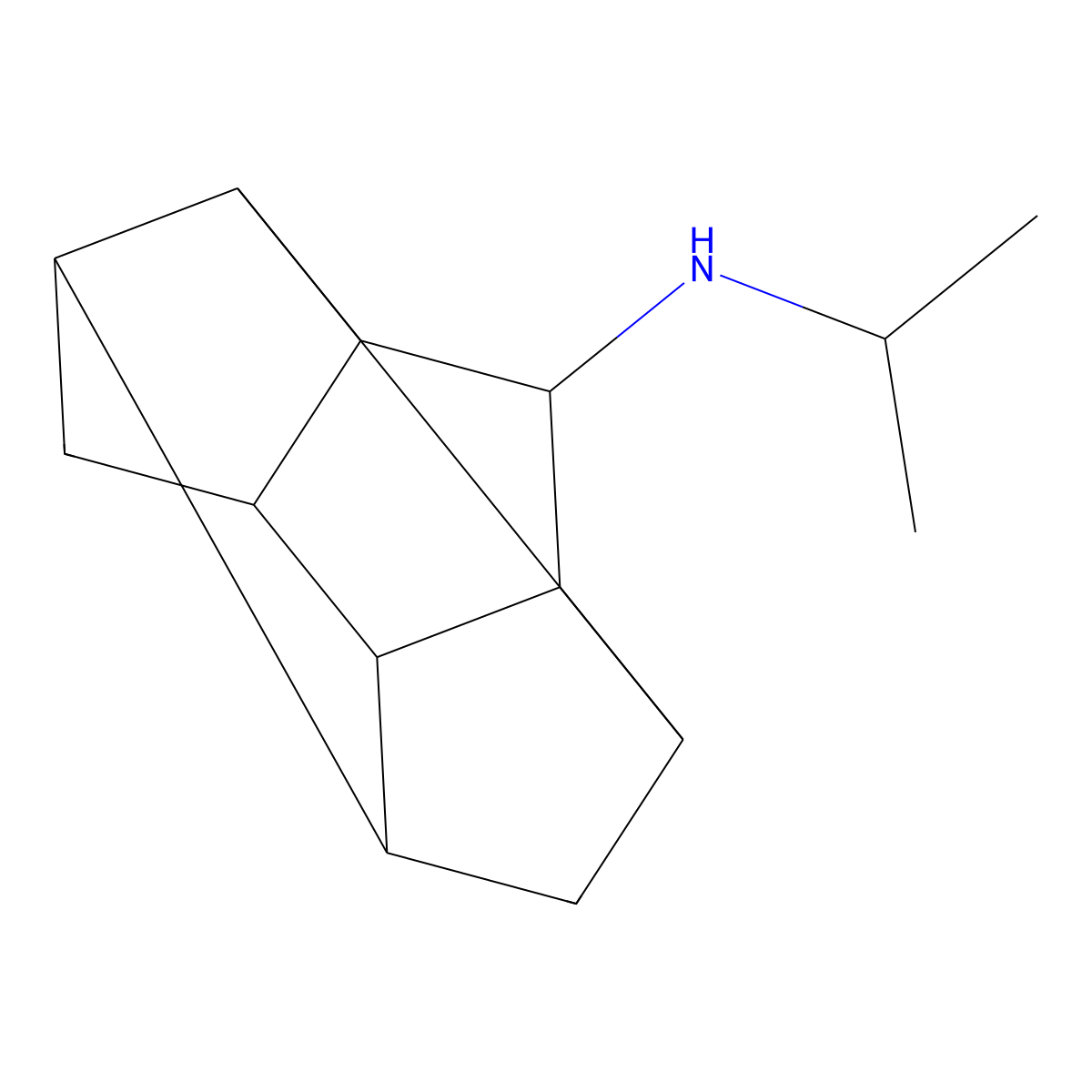 N-(propan-2-yl)pentacyclo[6.3.0.0^{2,6}.0^{3,10}.0^{5,9}]undecan-4-amine molecular structure, CAS 1384428-07-2