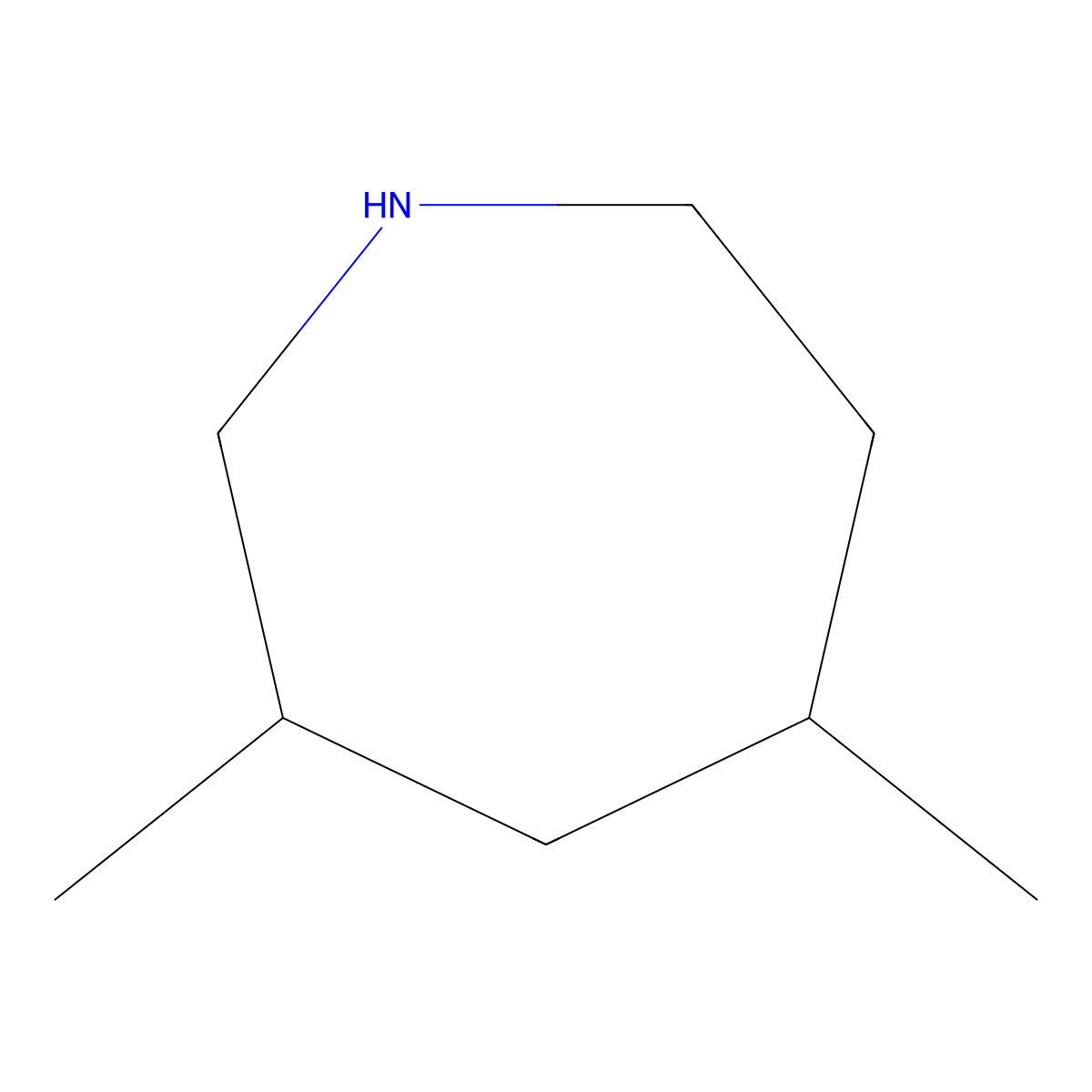 3,5-Dimethylazepane molecular structure, CAS 1384428-41-4