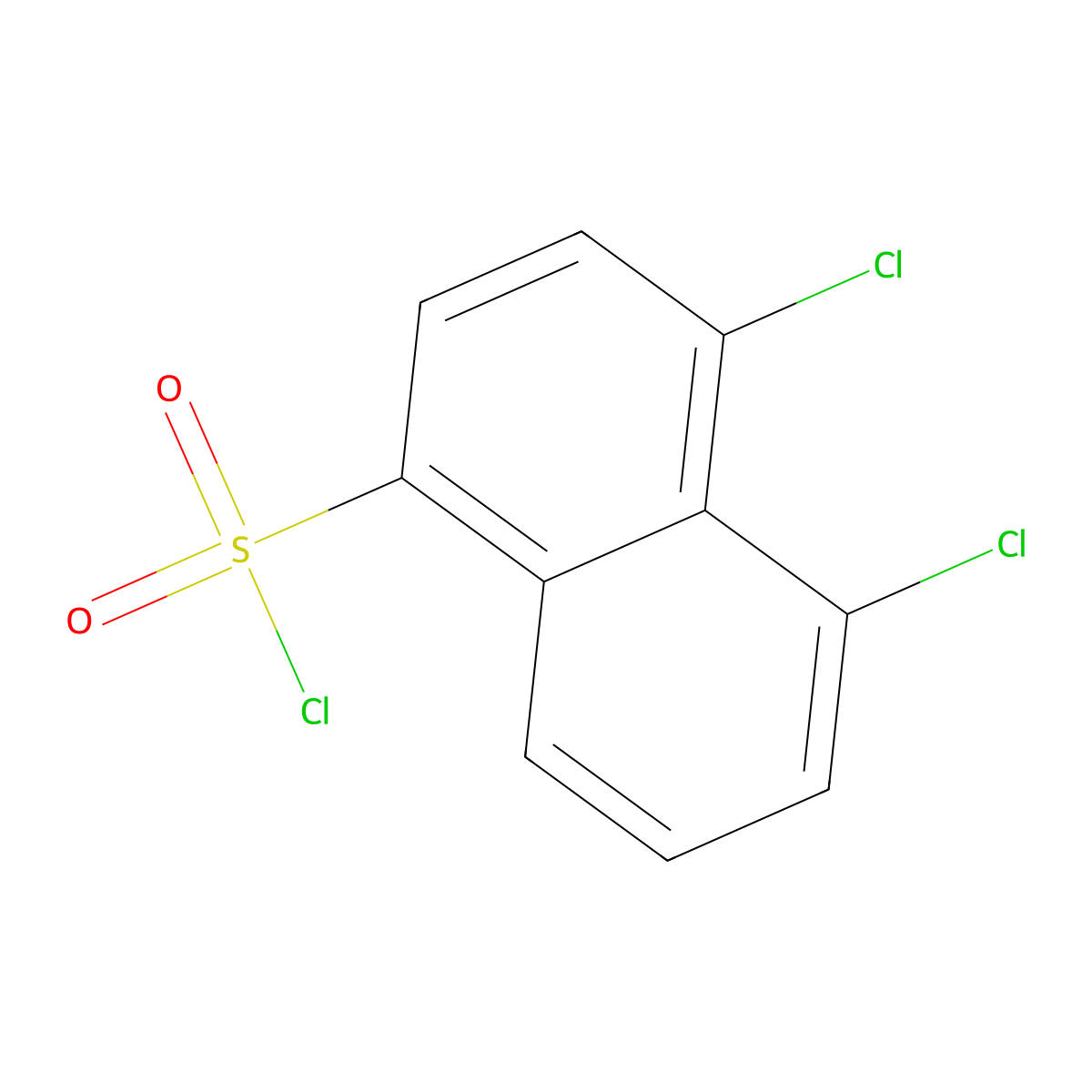 4,5-Dichloronaphthalene-1-sulfonyl chloride molecular structure, CAS 1384429-86-0