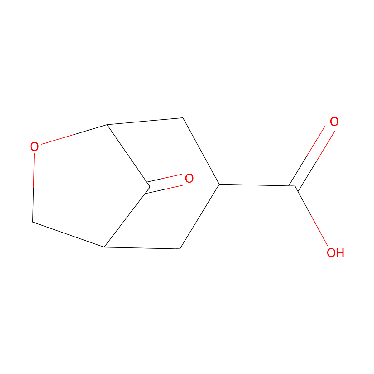 8-Oxo-6-oxabicyclo[3.2.1]octane-3-carboxylic acid molecular structure, CAS 1384430-10-7