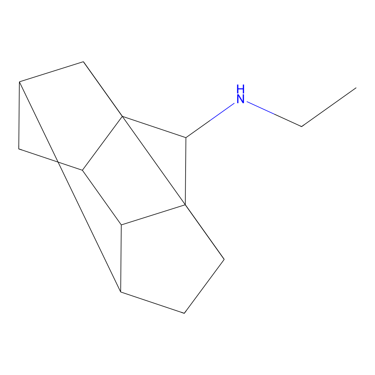 N-ethylpentacyclo[6.3.0.0^{2,6}.0^{3,10}.0^{5,9}]undecan-4-amine molecular structure, CAS 1384430-60-7