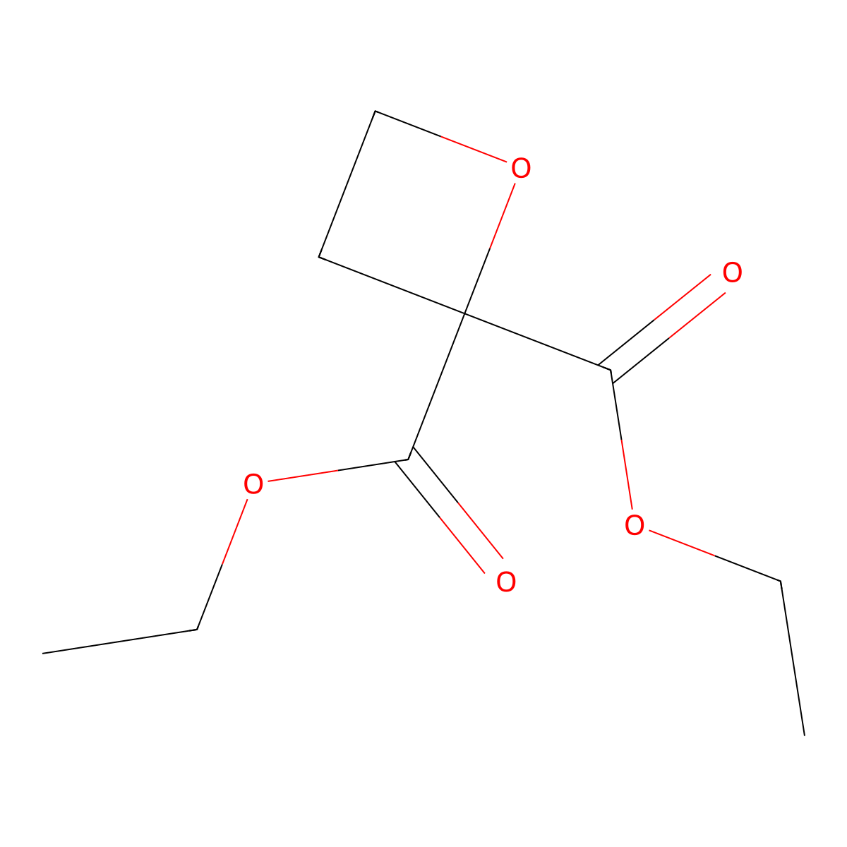 2,2-Diethyl oxetane-2,2-dicarboxylate molecular structure, CAS 1384465-73-9