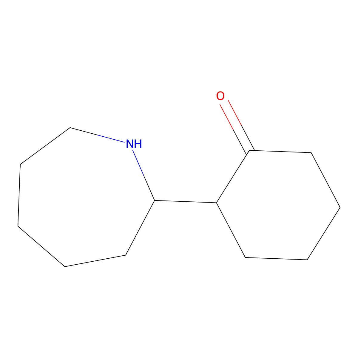 2-(Azepan-2-yl)cyclohexan-1-one molecular structure, CAS 1384510-62-6