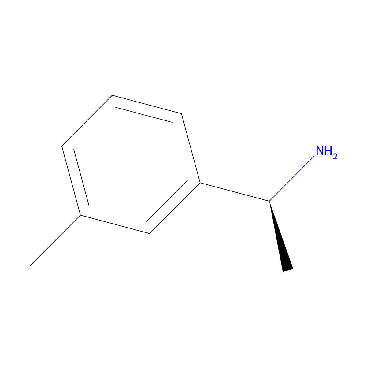 (S)-1-(m-Tolyl)ethanamine molecular structure, CAS 138457-18-8