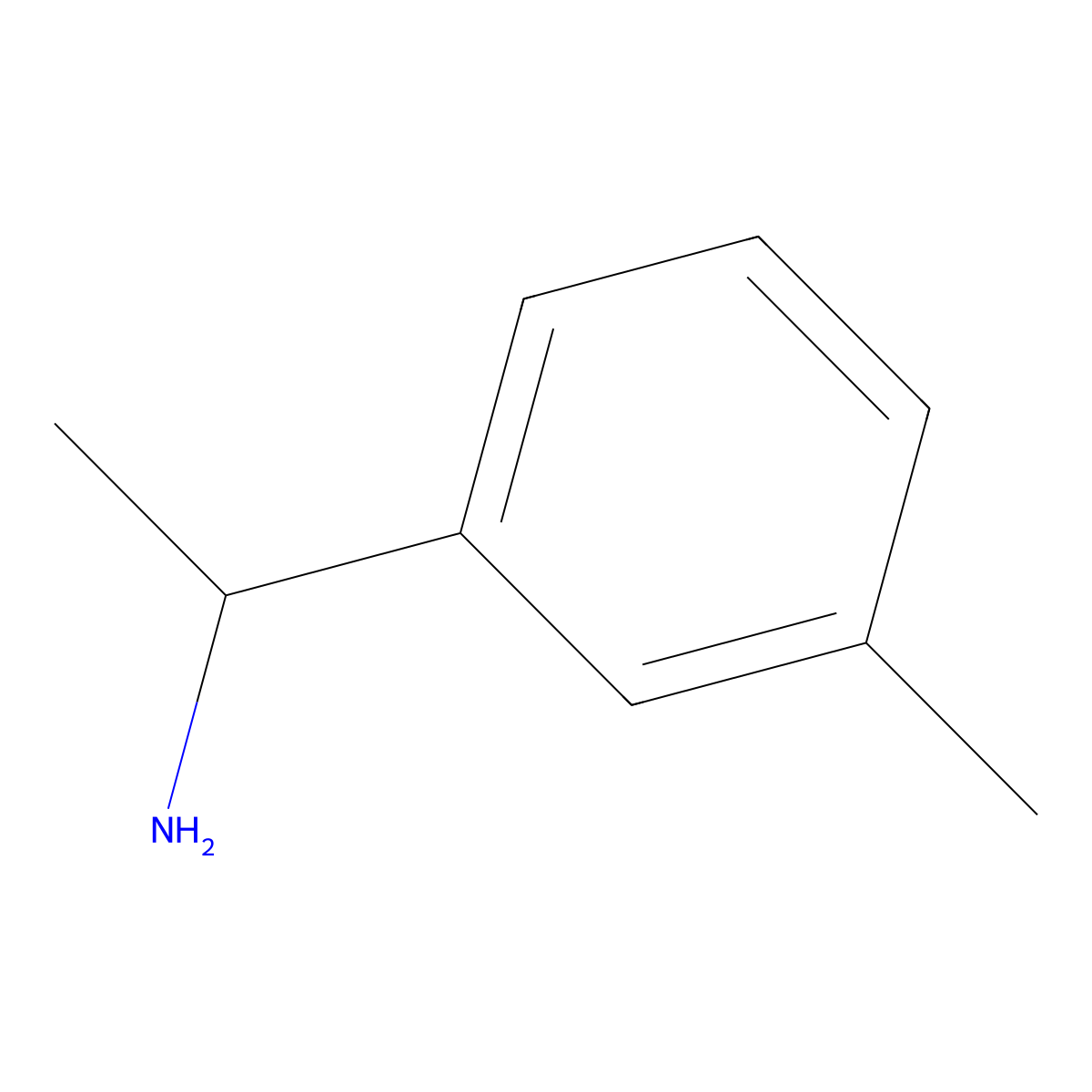(R)-1-m-Tolylethanamine molecular structure, CAS 138457-19-9