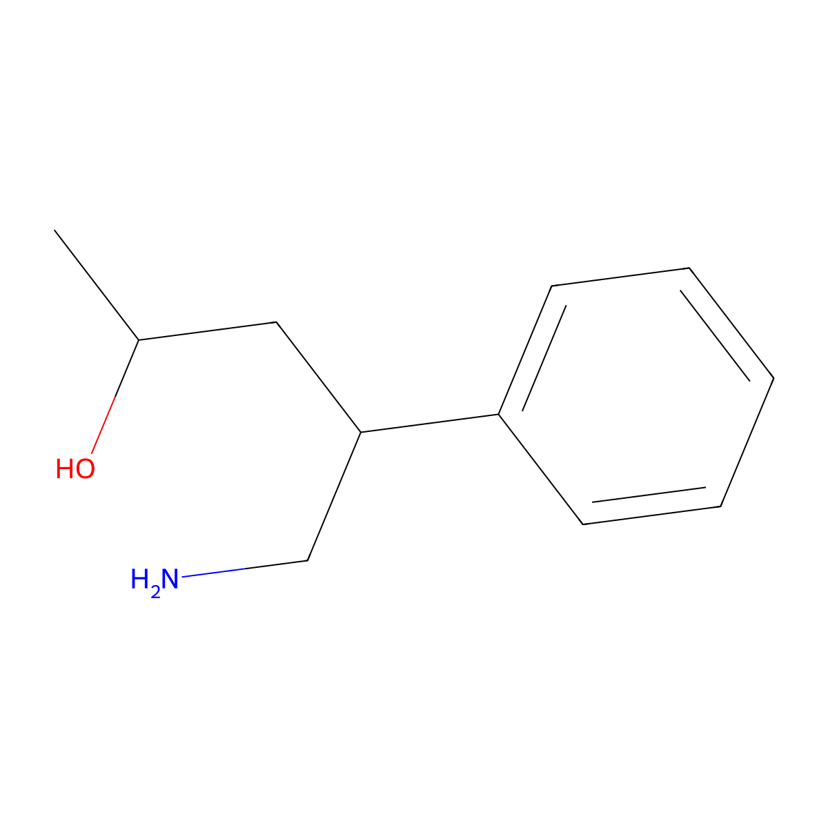 5-Amino-4-phenylpentan-2-ol molecular structure, CAS 1384635-54-4