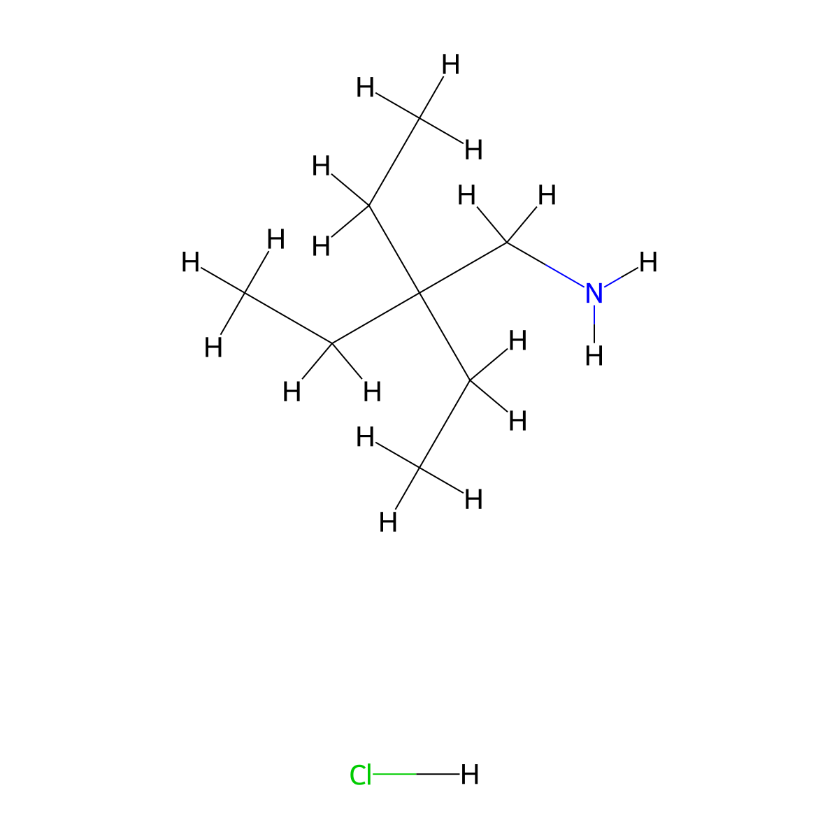 3-(Aminomethyl)-3-ethylpentane hydrochloride molecular structure, CAS 1384677-99-9
