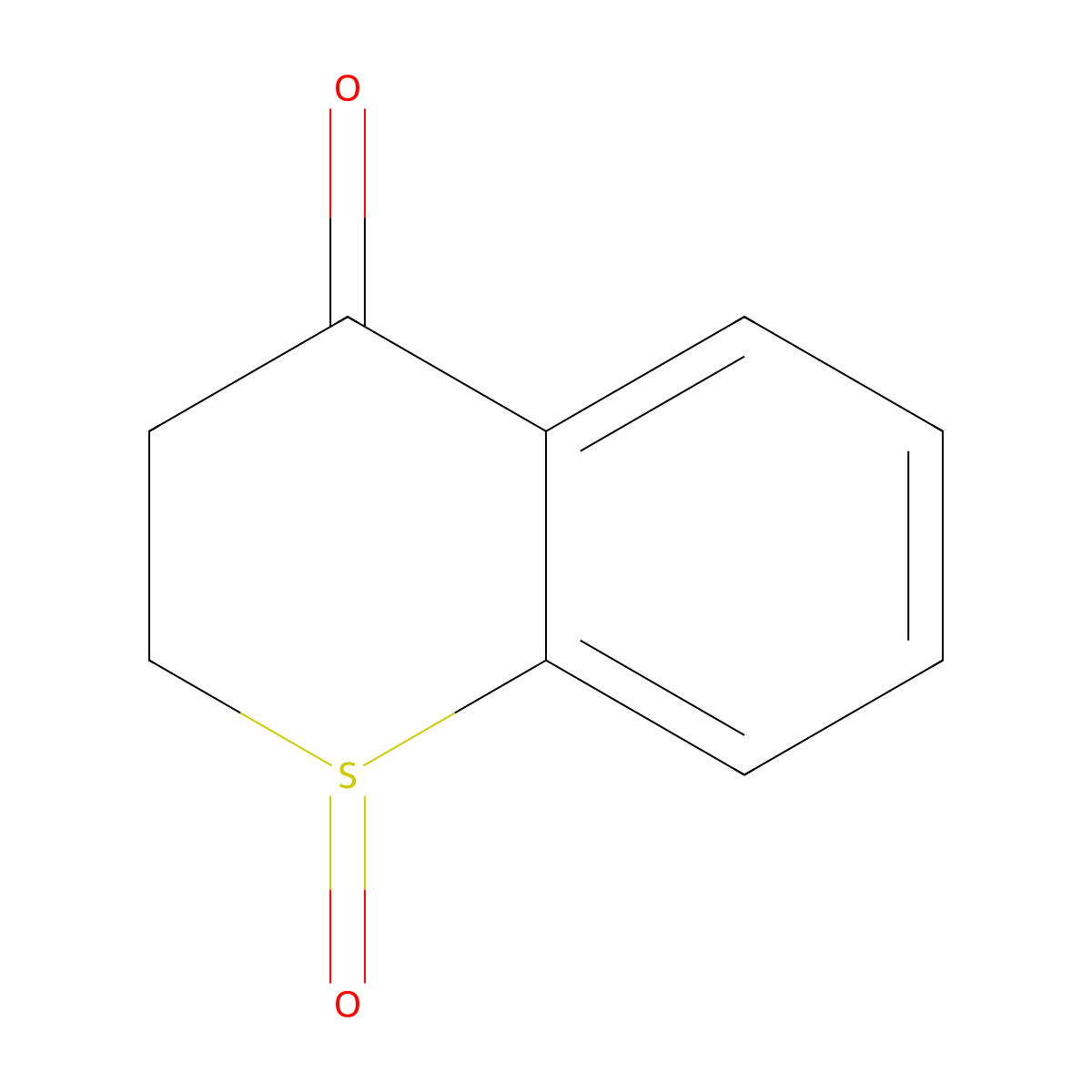 (R)-Thiochroman-4-one 1-oxide molecular structure, CAS 138469-15-5