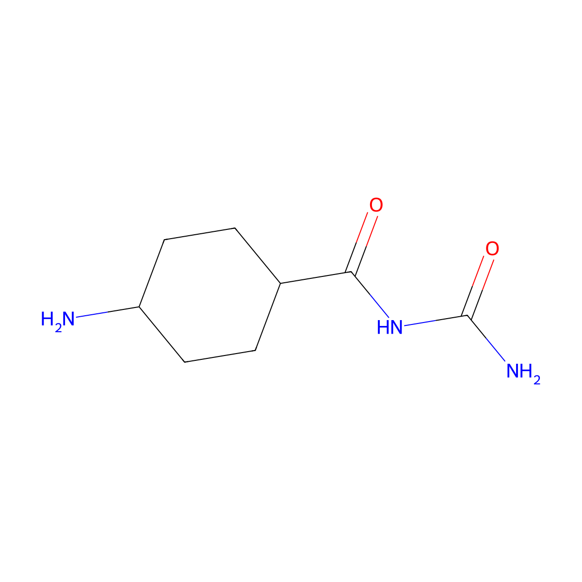 (4-Aminocyclohexanecarbonyl)urea molecular structure, CAS 1384782-36-8