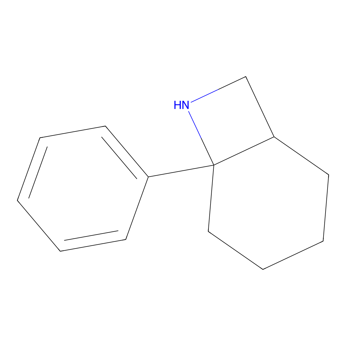 6-Phenyl-7-azabicyclo(4.2.0)octane molecular structure, CAS 1384788-48-0