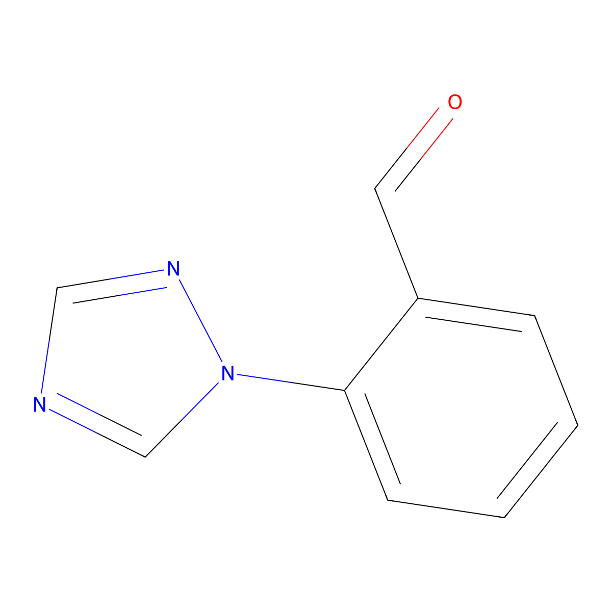 2-(1H-1,2,4-Triazol-1-yl)benzaldehyde molecular structure, CAS 138479-53-5