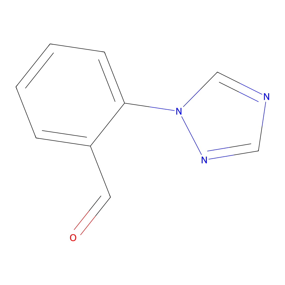 2-(1H-1,2,4-Triazol-1-yl)benzaldehyde molecular structure, CAS 138479-53-5