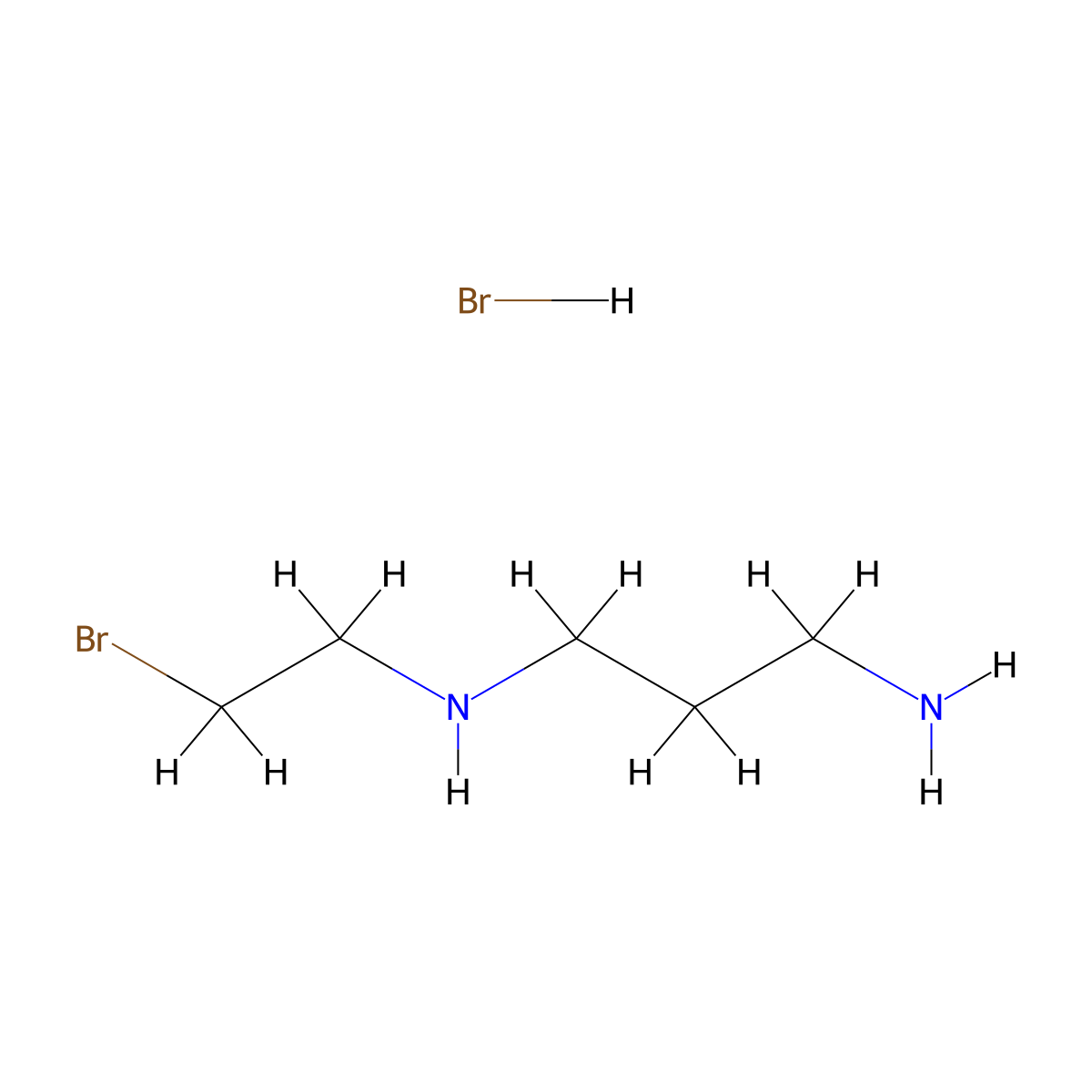 N1-(2-Bromoethyl)propane-1,3-diamine hydrobromide molecular structure, CAS 1384847-90-8