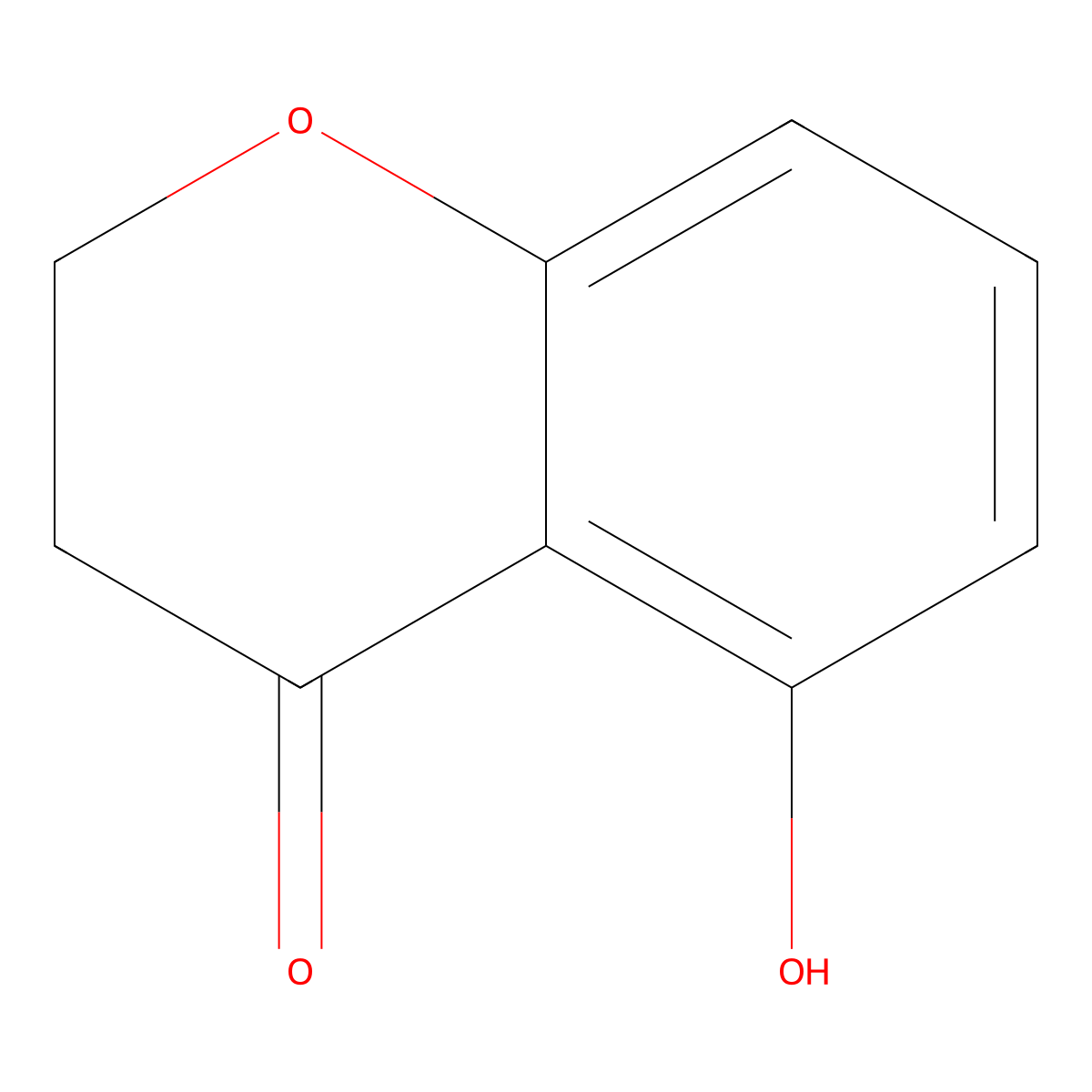 5-Hydroxychroman-4-one molecular structure, CAS 13849-19-9