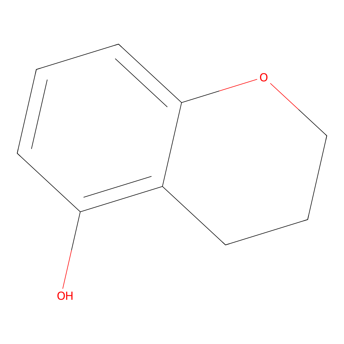 3,4-Dihydro-2H-1-benzopyran-5-ol molecular structure, CAS 13849-32-6