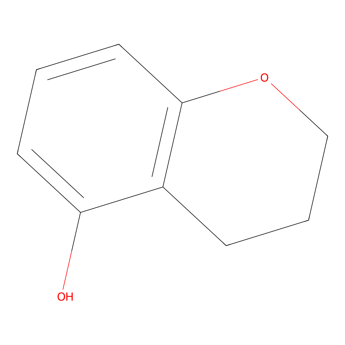 3,4-Dihydro-2H-1-benzopyran-5-ol molecular structure, CAS 13849-32-6