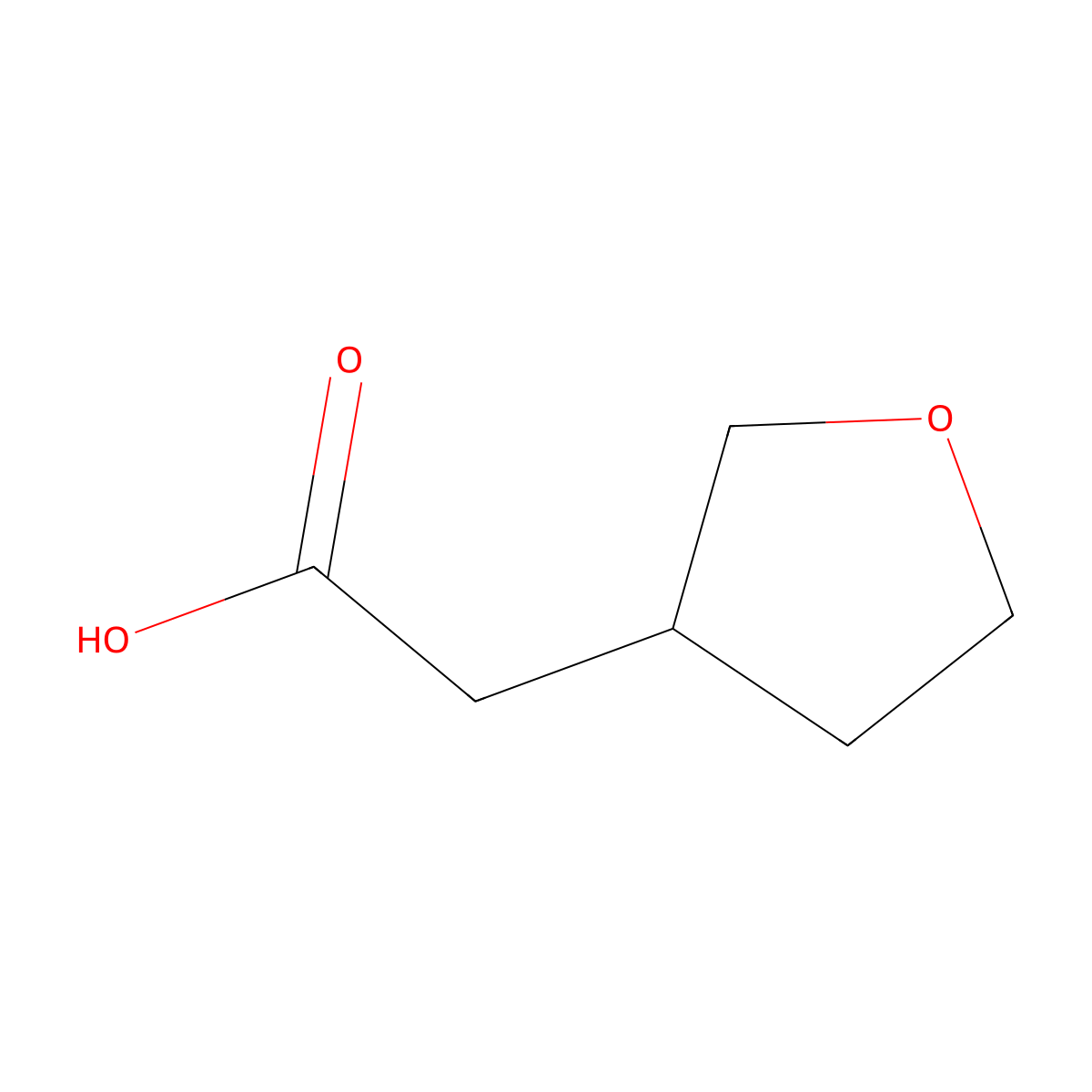 2-(Oxolan-3-yl)acetic acid molecular structure, CAS 138498-97-2