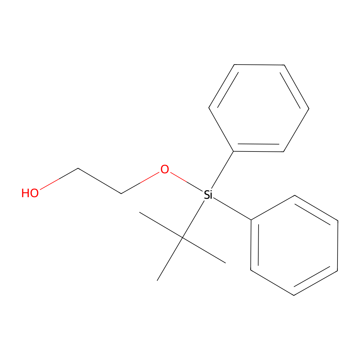 2-((tert-Butyldiphenylsilyl)oxy)ethanol molecular structure, CAS 138499-16-8