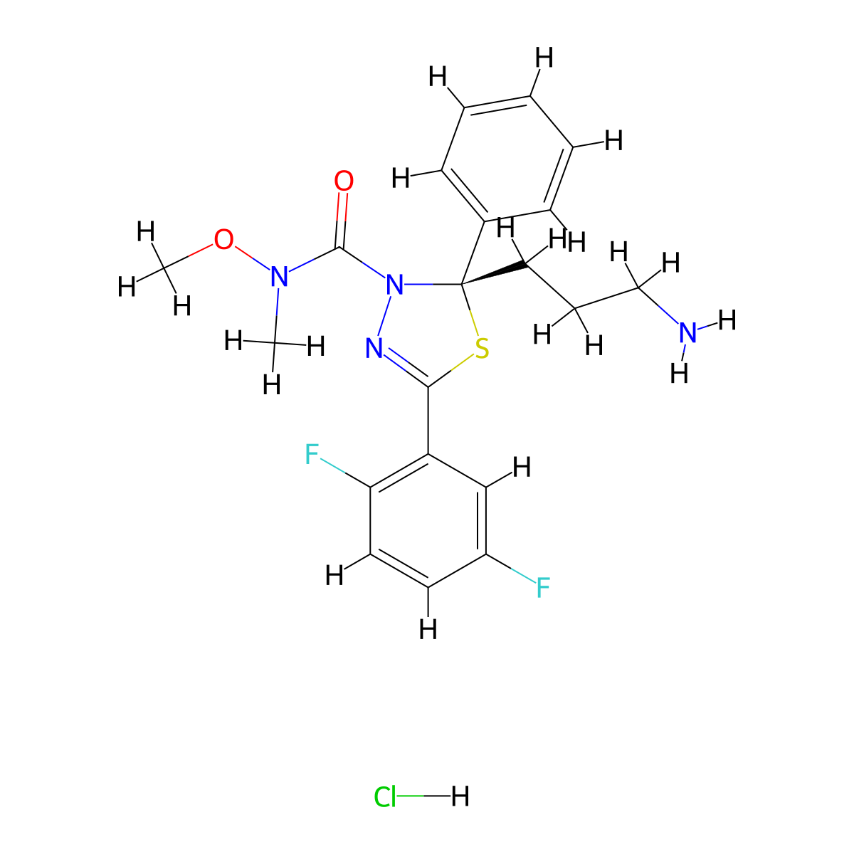 Filanesib Hydrochloride molecular structure, CAS 1385020-40-5