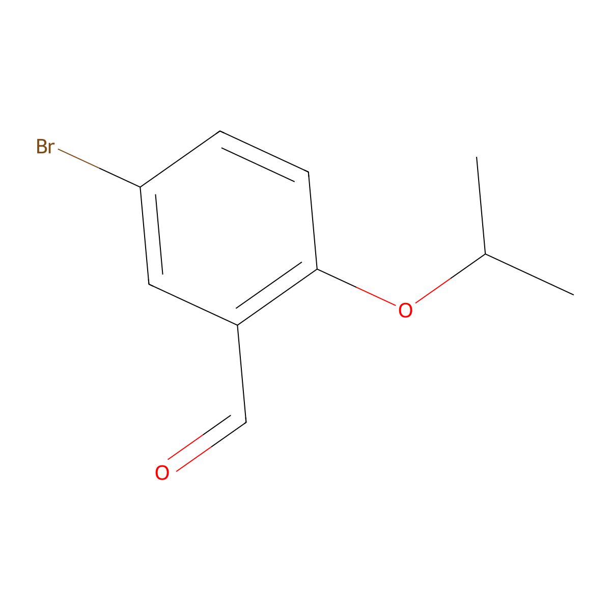 5-Bromo-2-isopropoxybenzaldehyde molecular structure, CAS 138505-25-6