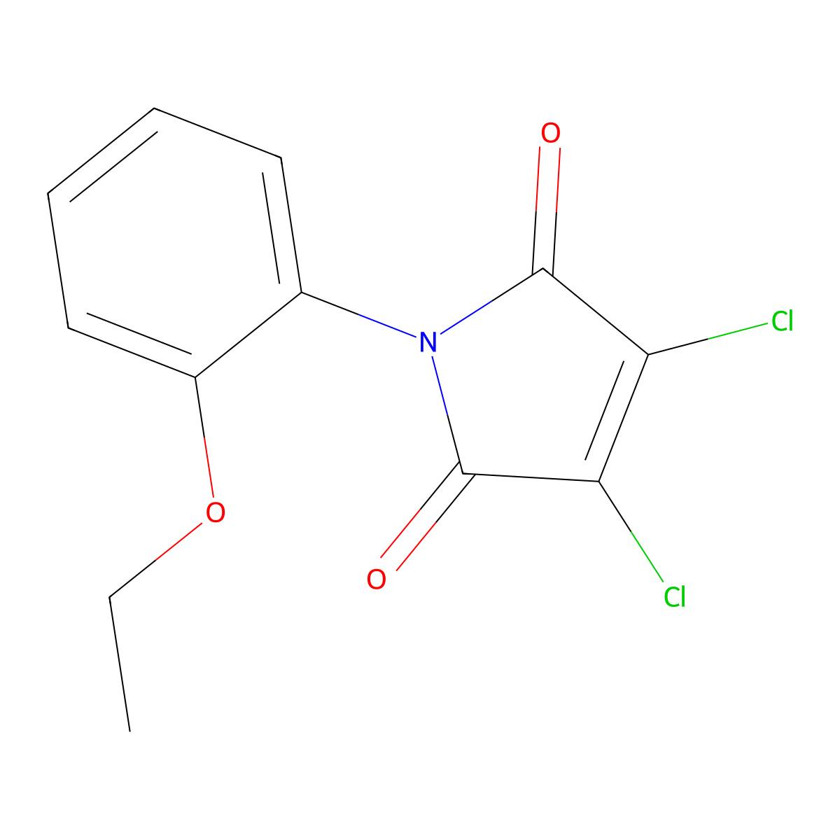 3,4-dichloro-1-(2-ethoxyphenyl)-1H-pyrrole-2,5-dione molecular structure, CAS 138509-79-2