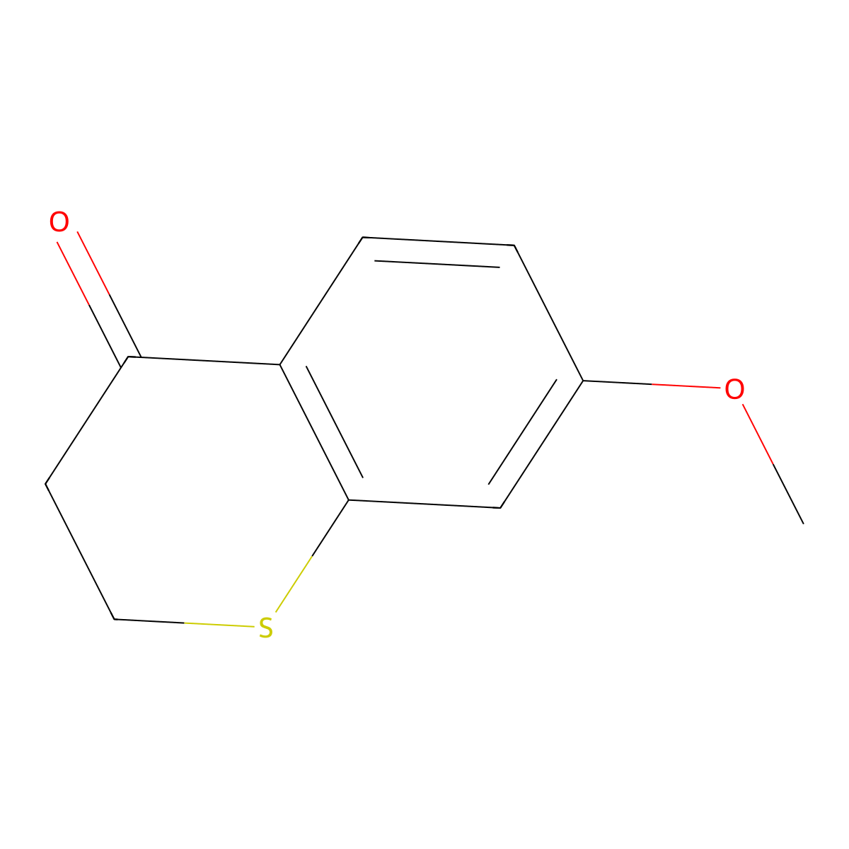 7-Methoxythiochroman-4-one molecular structure, CAS 13851-03-1