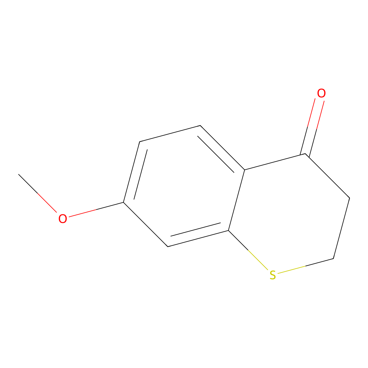 7-Methoxythiochroman-4-one molecular structure, CAS 13851-03-1