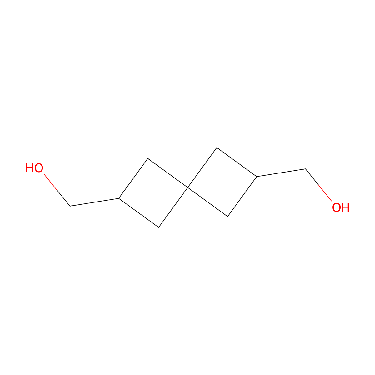 Spiro[3.3]heptane-2,6-dimethanol molecular structure, CAS 138515-21-6