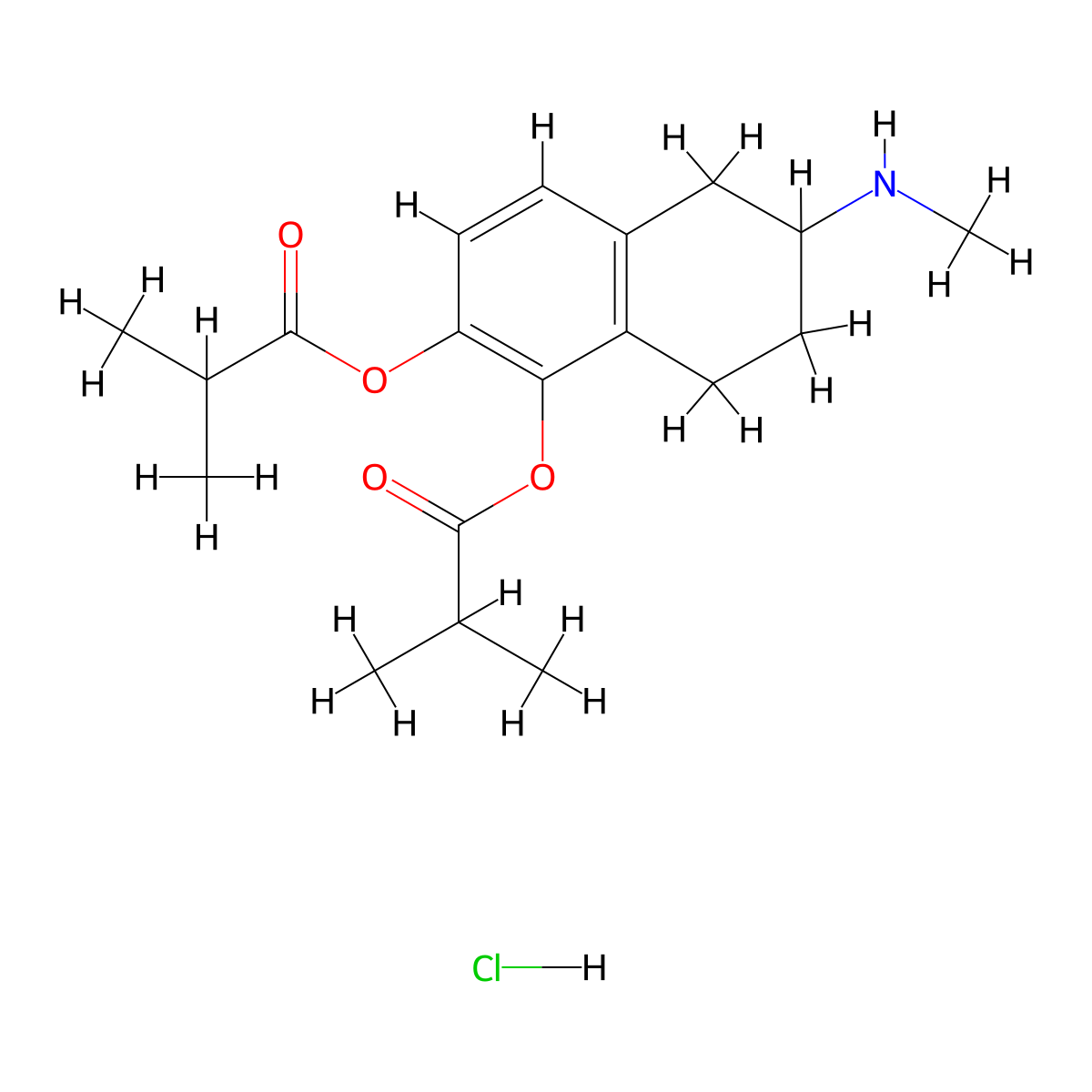 Nolomirole hydrochloride molecular structure, CAS 138531-51-8