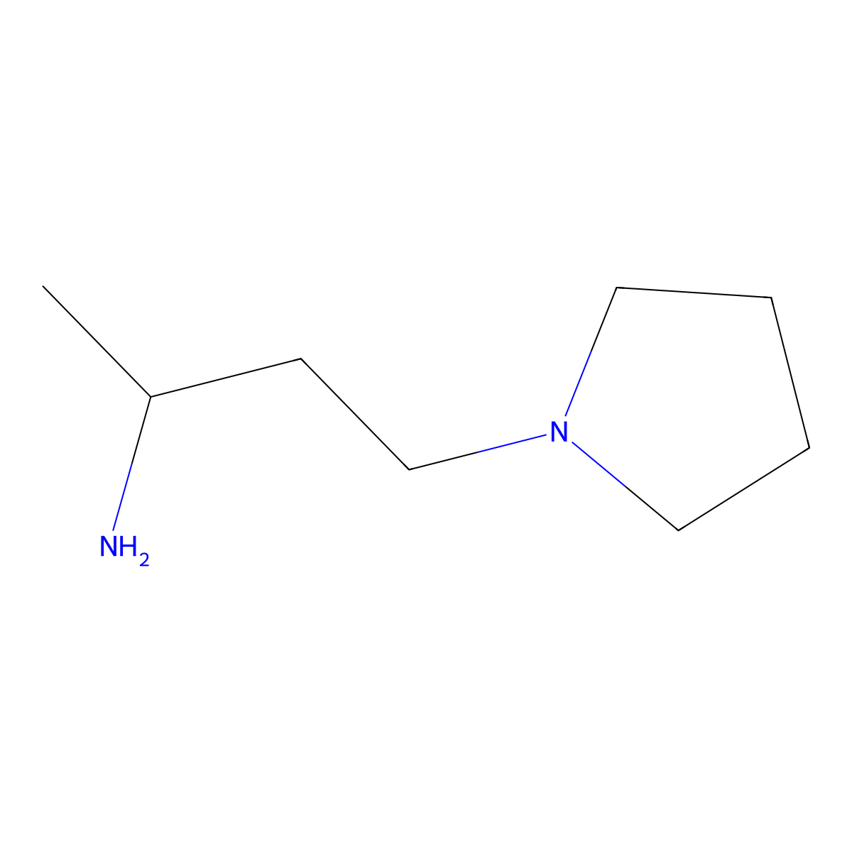 4-(Pyrrolidin-1-yl)butan-2-amine molecular structure, CAS 138548-04-6