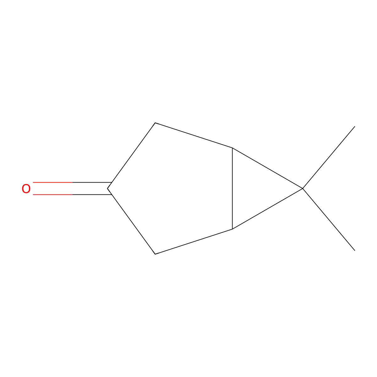 6,6-Dimethylbicyclo[3.1.0]hexan-3-one molecular structure, CAS 13855-29-3