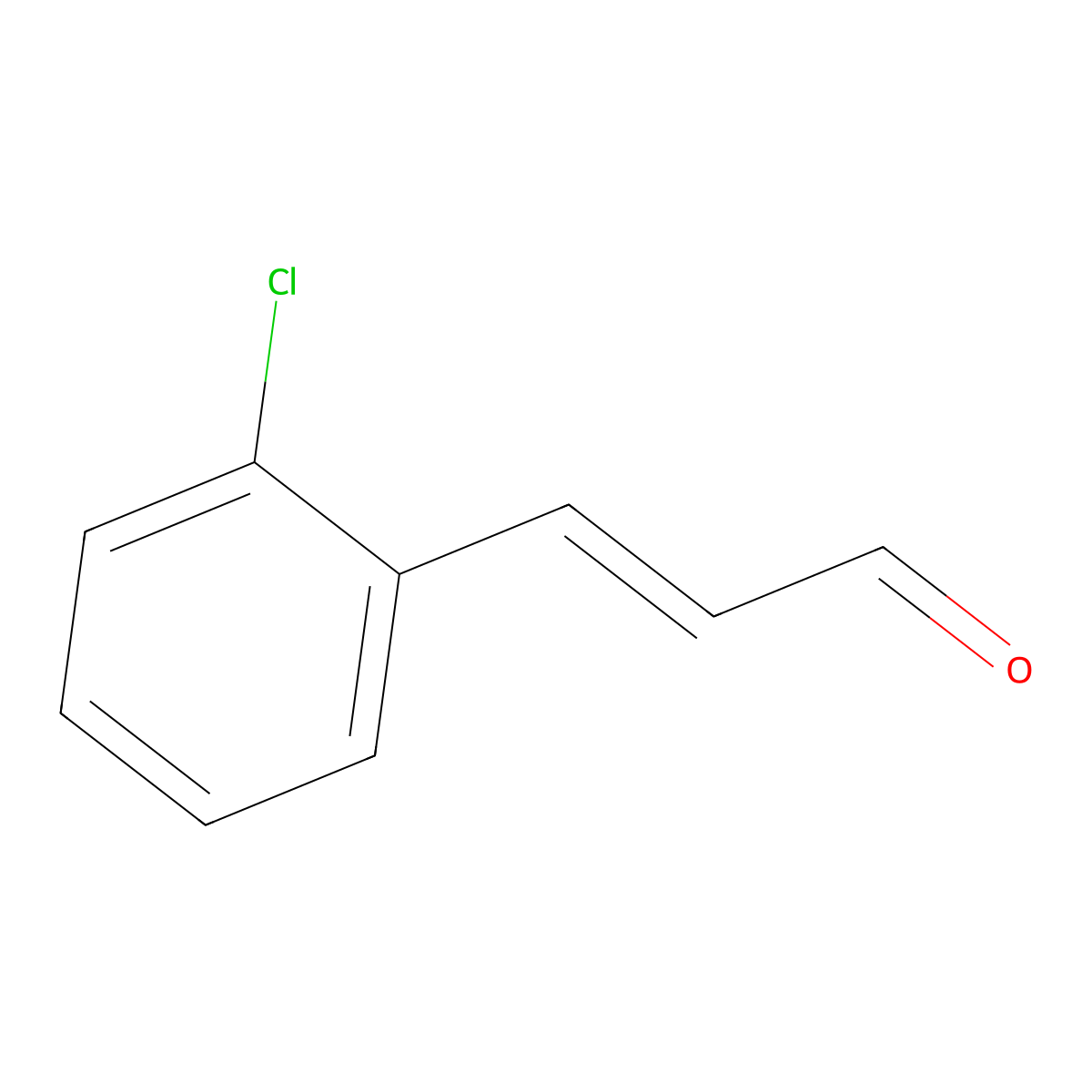 (E)-3-(2-Chlorophenyl)acrylaldehyde molecular structure, CAS 138555-57-4