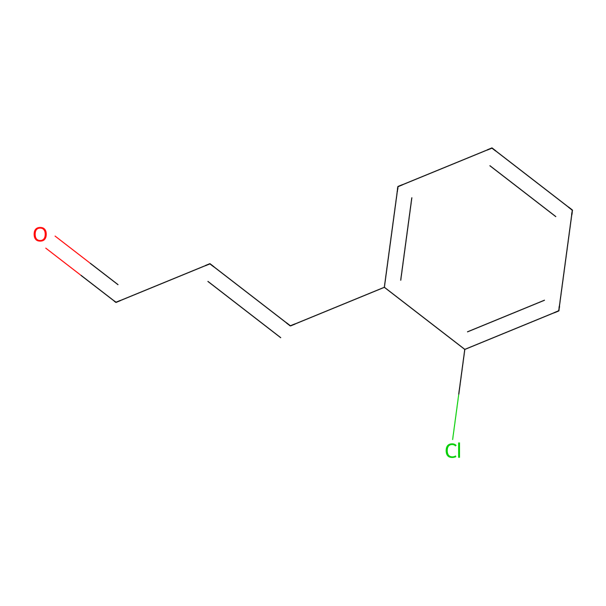 (E)-3-(2-Chlorophenyl)acrylaldehyde molecular structure, CAS 138555-57-4